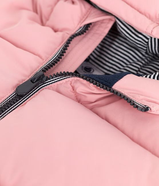 GIRLS' PLAIN PUFFER JACKET