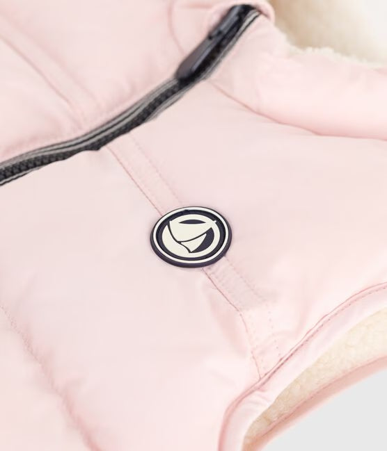BABIES REVERSIBLE SLEEVELESS PUFFER JACKET