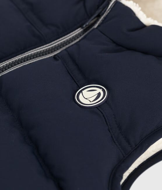 BABIES REVERSIBLE SLEEVELESS PUFFER JACKET