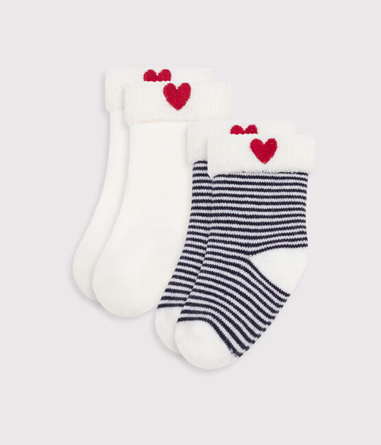 PACK OF BABIES EMBROIDERED COTTON SOCKS