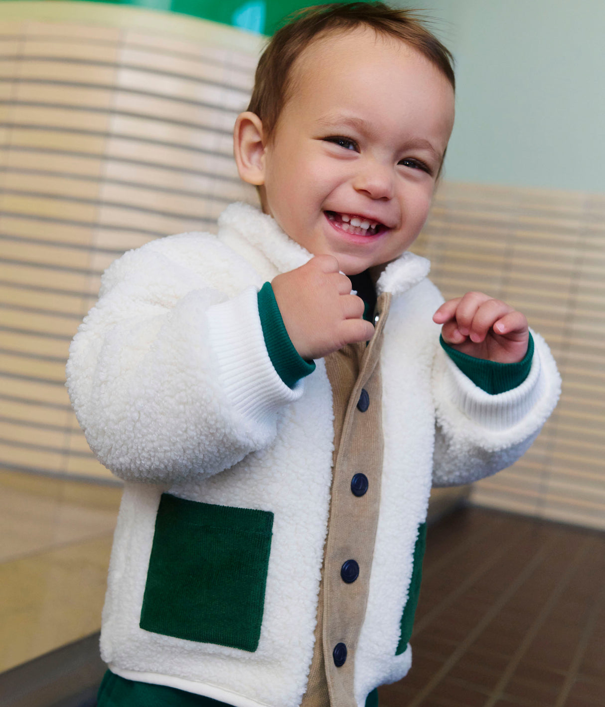 BABIES SHERPA COAT