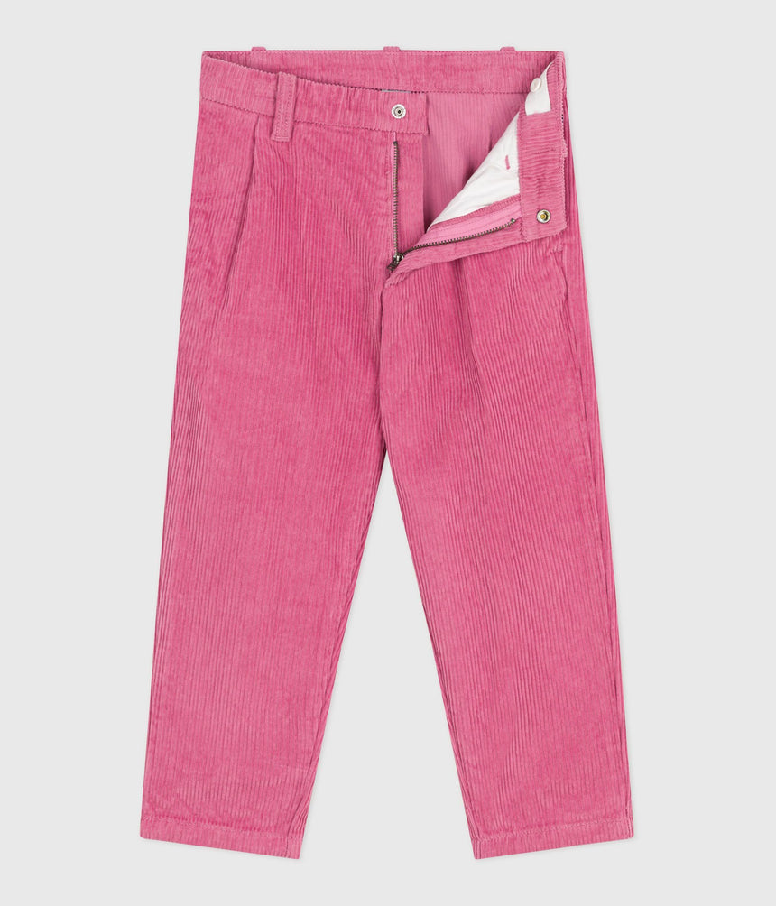 CHILDREN'S PLAIN CORDUROY TROUSERS