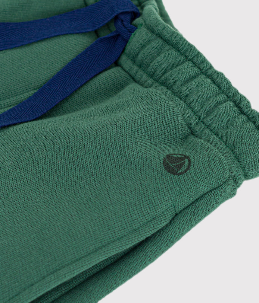 CHILDRENS' PLAIN COTTON JOGGING BOTTOMS