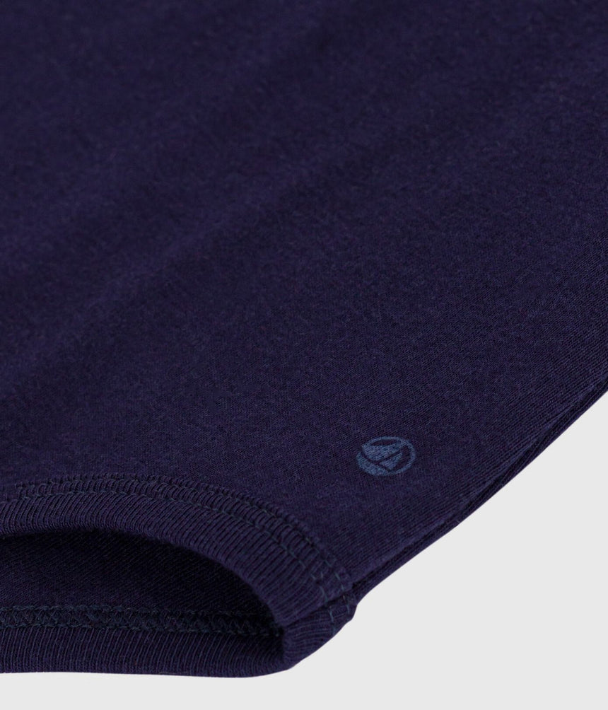 BABIES' PLAIN COTTON ROLLNECK BODY