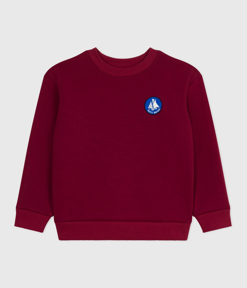CHILDRENS' PLAIN COTTON SWEATSHIRT