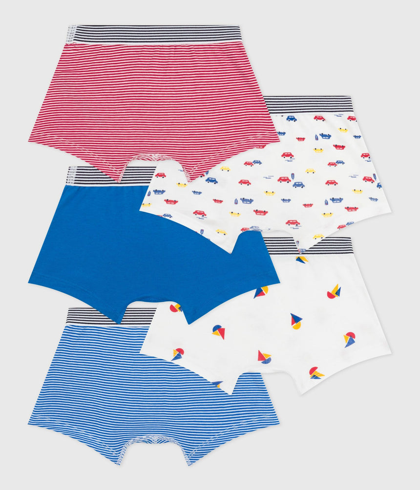 PACK OF CHILDRENS PRINTED COTTON BOXERS