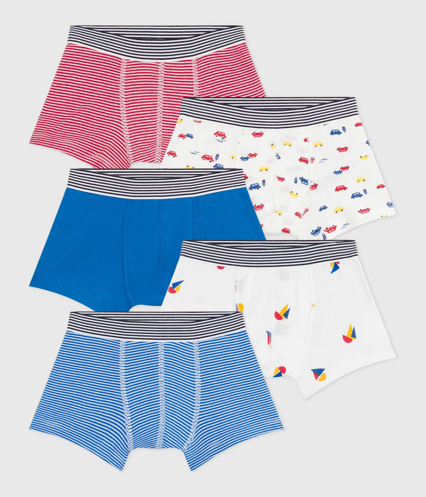 PACK OF CHILDRENS PRINTED COTTON BOXERS