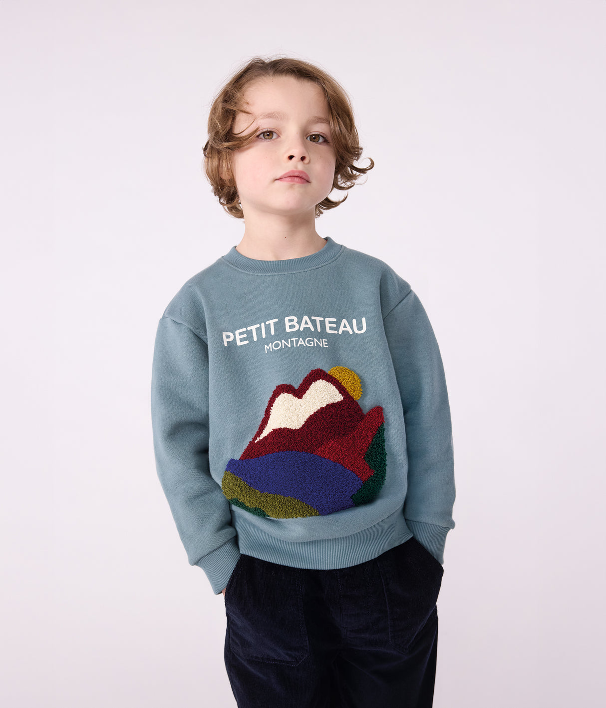 CHILDREN'S PATTERNED COTTON SWEATSHIRT