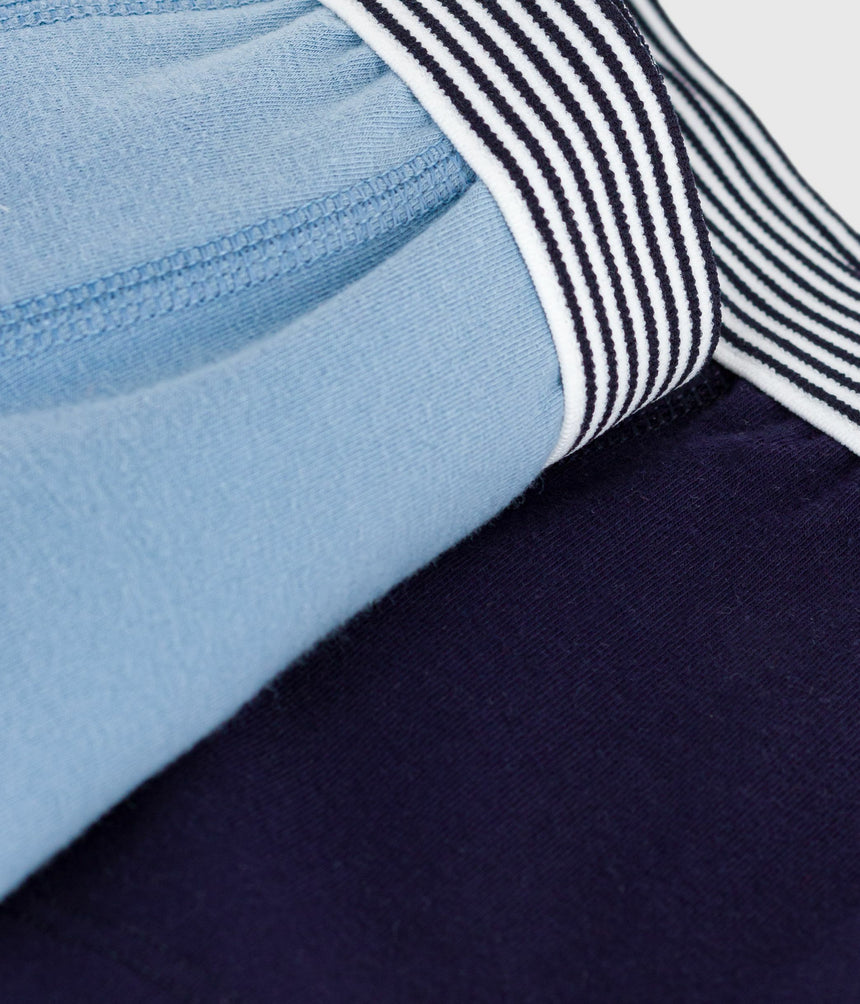 PACK OF PLAIN COTTON AND ELASTANE BOXERS FOR CHILDREN