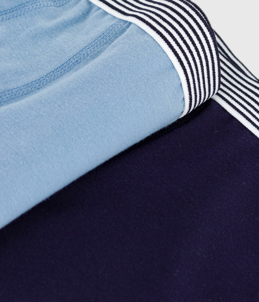 PACK OF PLAIN COTTON AND ELASTANE BOXERS FOR JUNIOR BOYS