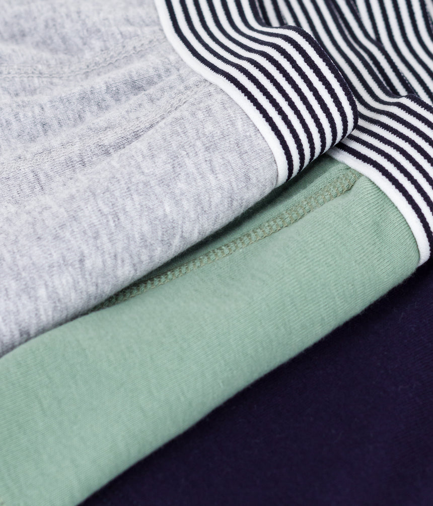 PACK OF CHILDREN'S PLAIN COTTON BOXERS