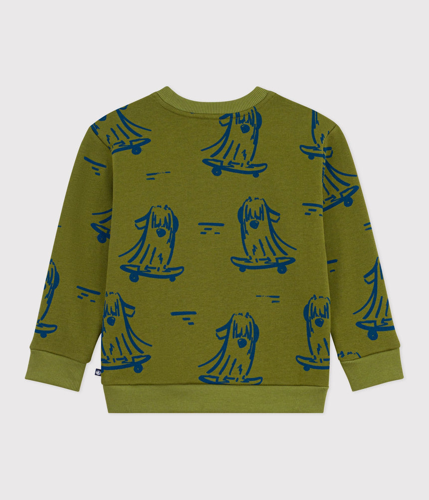 CHILDREN'S PRINTED COTTON SWEATSHIRT
