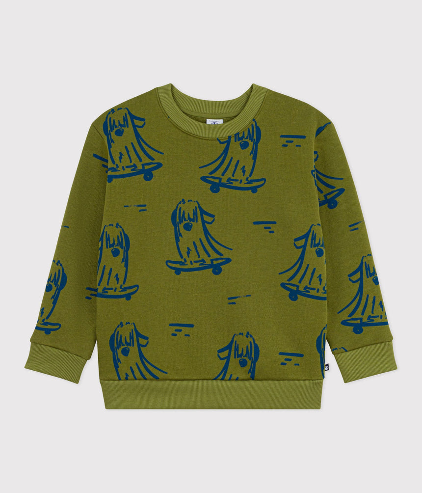 CHILDREN'S PRINTED COTTON SWEATSHIRT