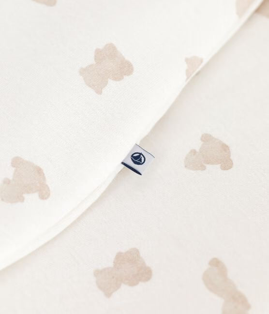 BABIES 2 TOG BEAR-PRINT COTTON SLEEPING BAG