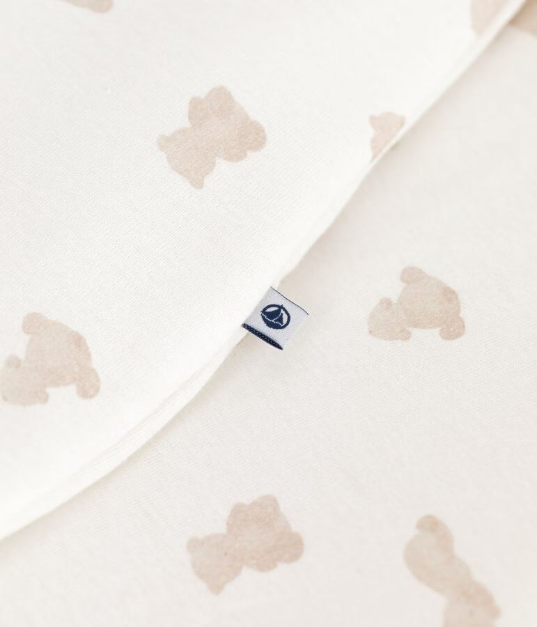 BABIES' 2 TOG BEAR-PRINT COTTON SLEEPING BAG