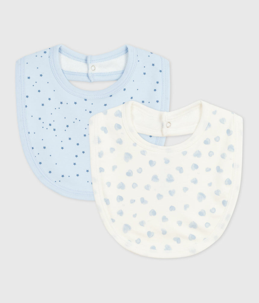 PACK OF BABIES PRINTED COTTON BIBS