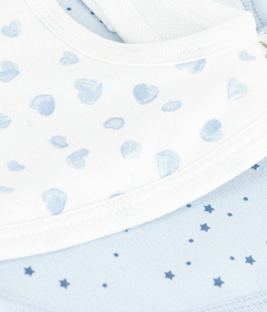 PACK OF BABIES PRINTED COTTON BIBS