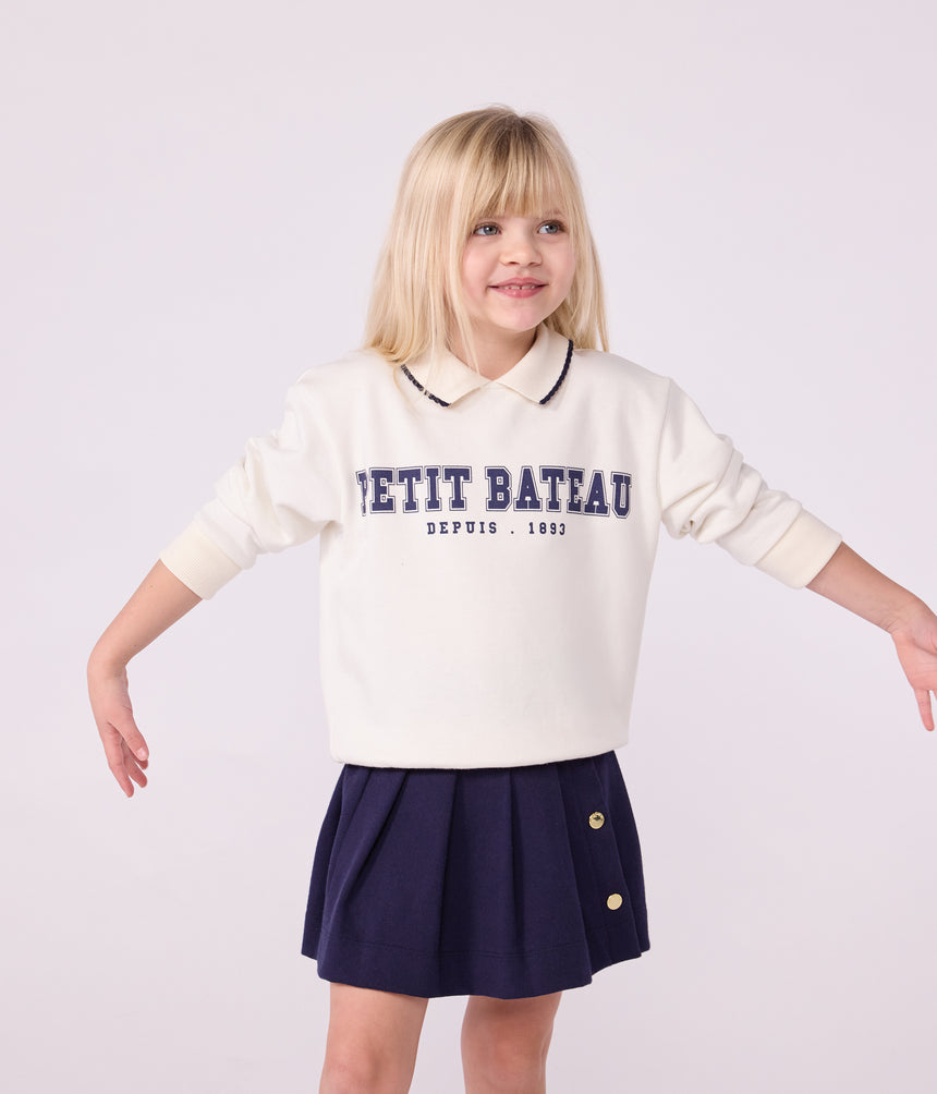 CHILDREN'S PRINTED COTTON SWEATSHIRT