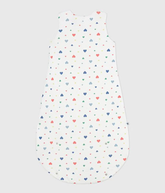 BABIES 2 TOG HEART- PRINT COTON SLEEPING BAG