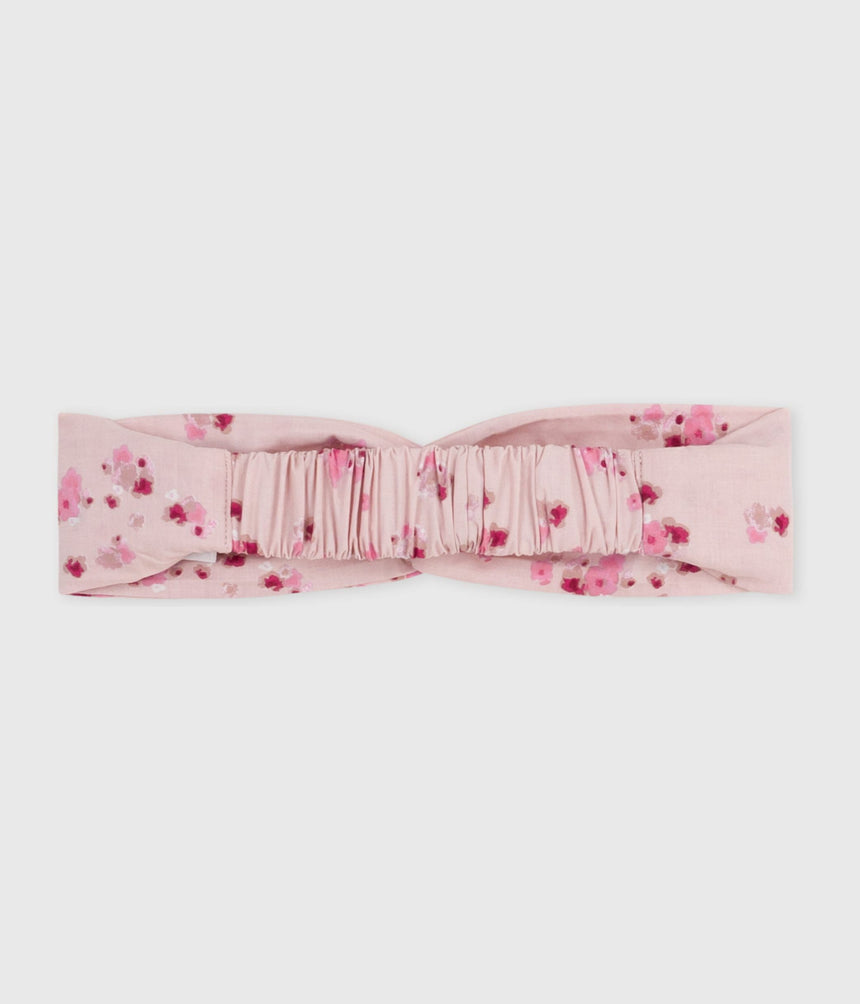BABIES' HAIRBAND IN FLORAL-PRINT POPLIN
