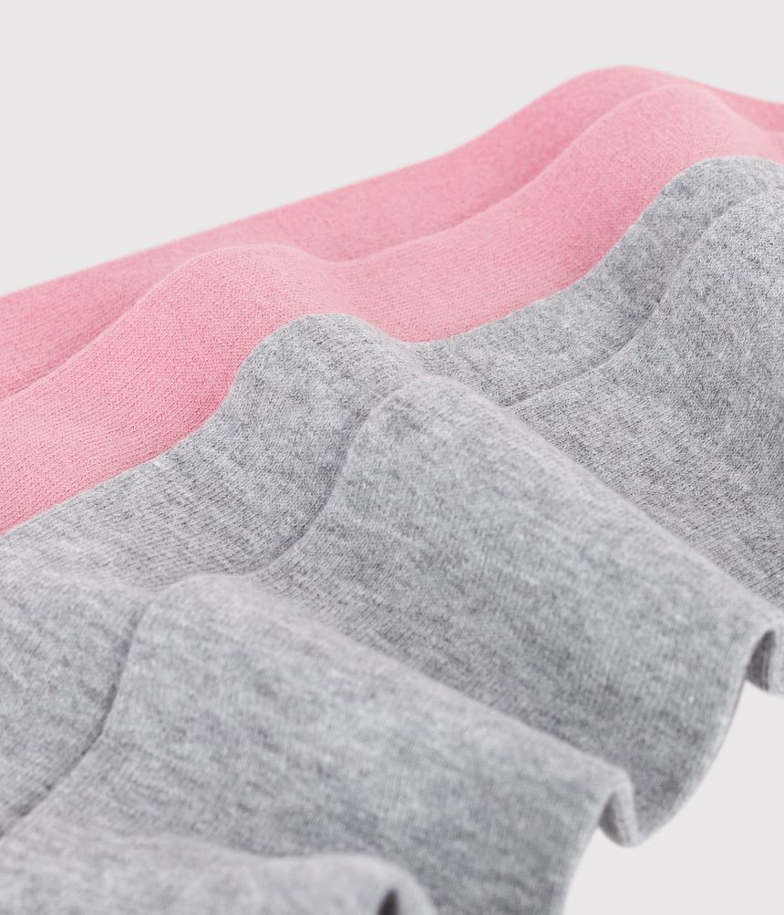 CHILDREN'S COTTON JERSEY TIGHTS -2-PACK