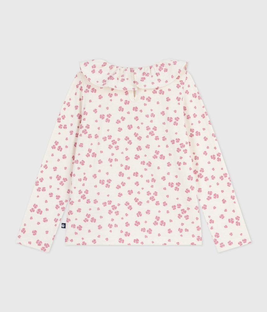 CHILDREN'S LONG-SLEEVED PRINTED COTTON T-SHIRT