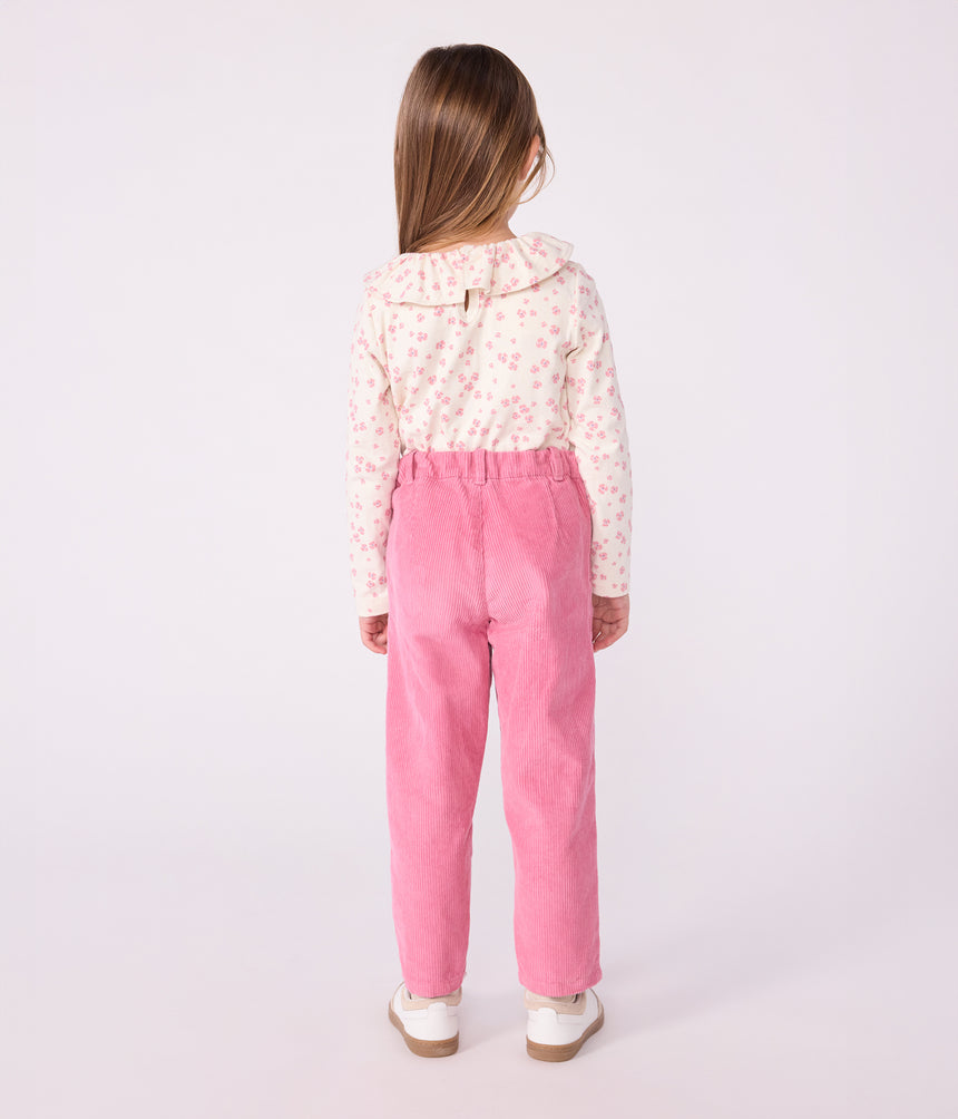 CHILDREN'S LONG-SLEEVED PRINTED COTTON T-SHIRT