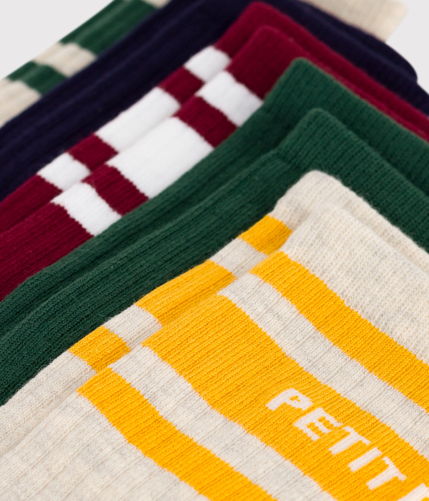 CHILDREN'S COTTON SOCKS - 5 -PACK