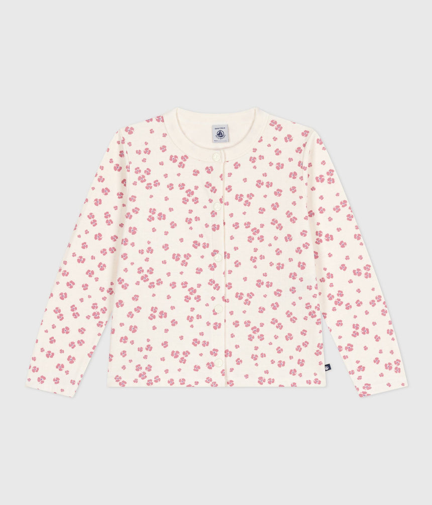 CHILDREN'S PRINTED COTTON CARDIGAN