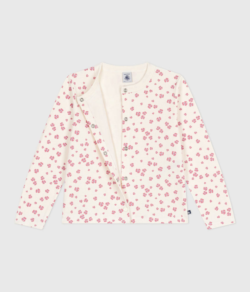 CHILDREN'S PRINTED COTTON CARDIGAN