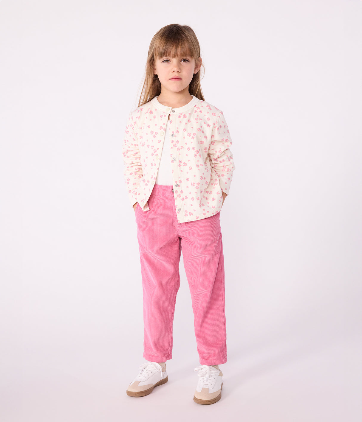 CHILDREN'S PRINTED COTTON CARDIGAN