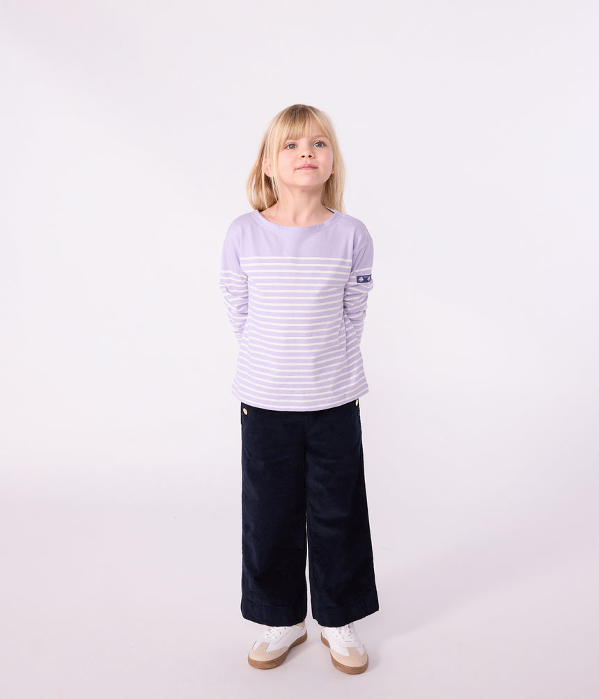 CHILDREN'S COTTON BRETON TOP