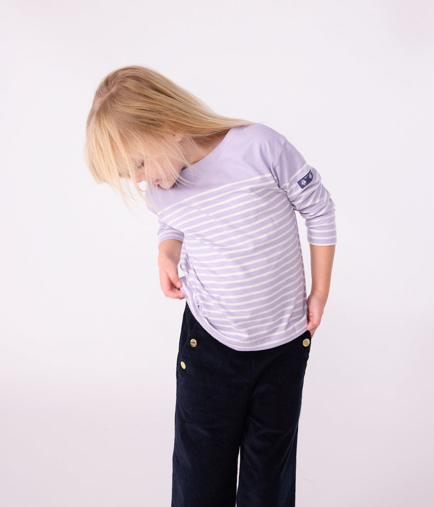 CHILDREN'S COTTON BRETON TOP