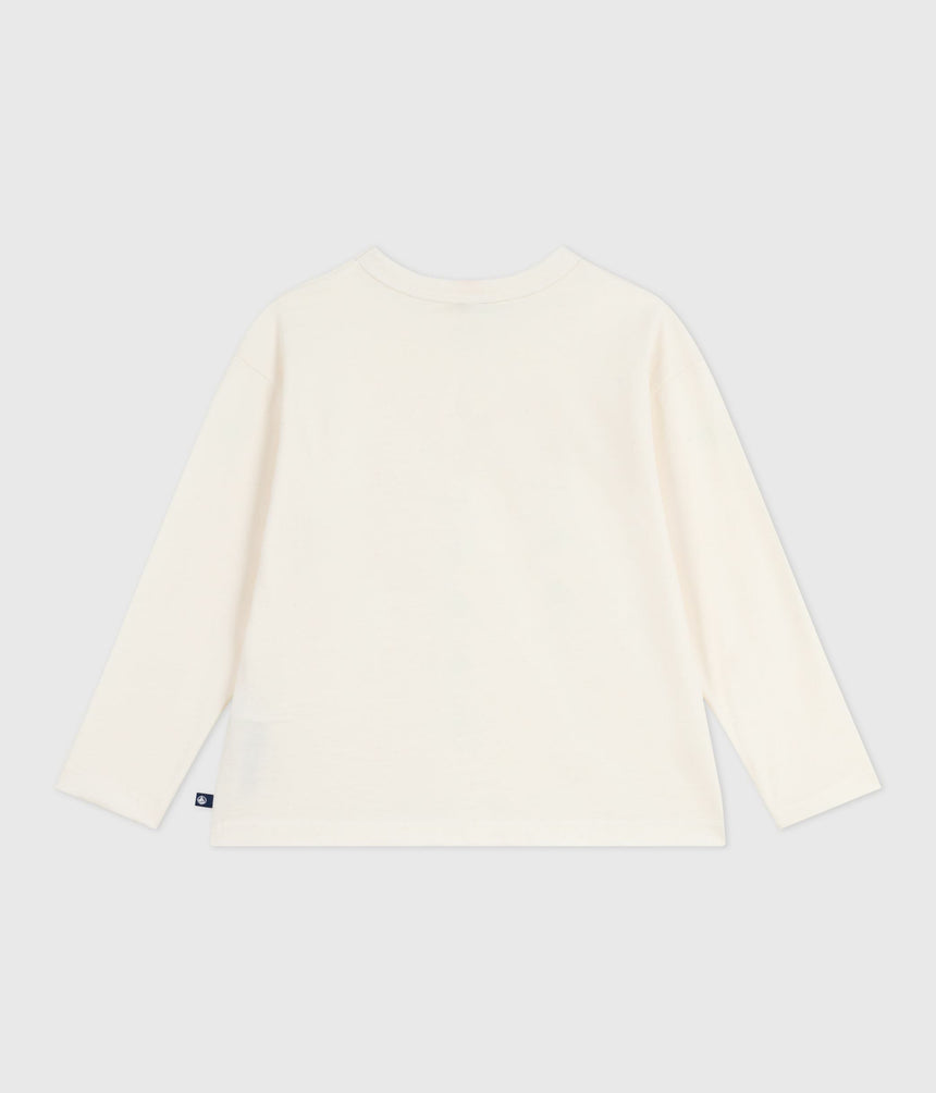 CHILDREN'S LONG-SLEEVED PRINTED COTTON T-SHIRT