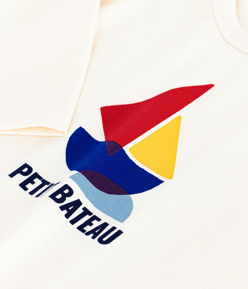 CHILDREN'S LONG-SLEEVED PRINTED COTTON T-SHIRT