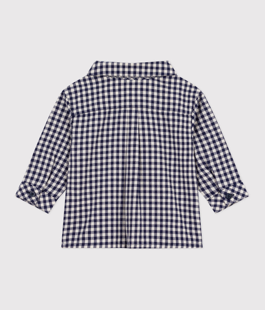 BABIES CHECKED FLANNEL SHIRT