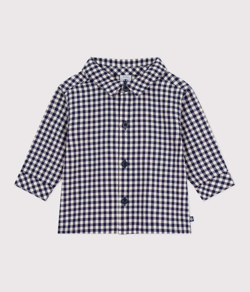 BABIES CHECKED FLANNEL SHIRT