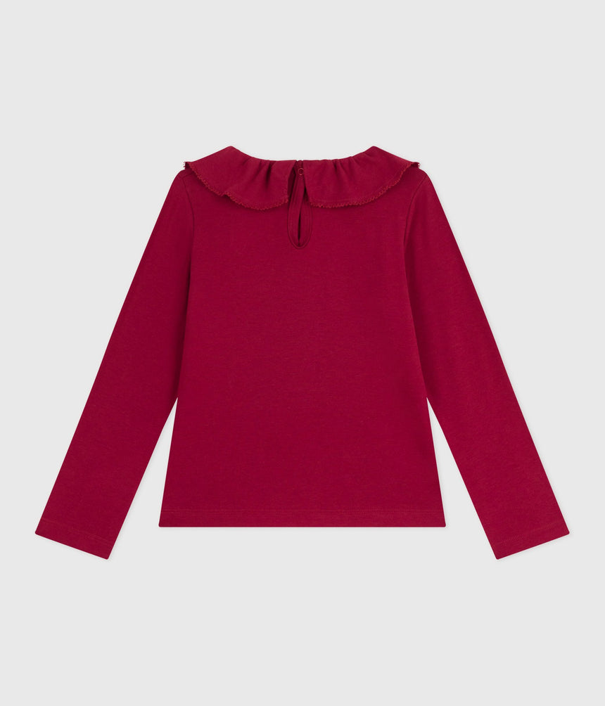 CHILDRENS LONG SLEEVED PLAIN COTTON T-SHIRT