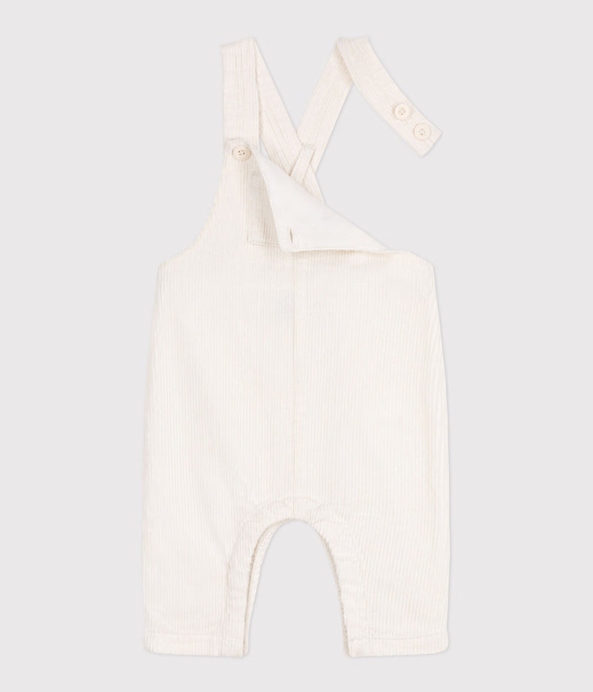 BABIES' PLAIN CORDUROY DUNGAREES