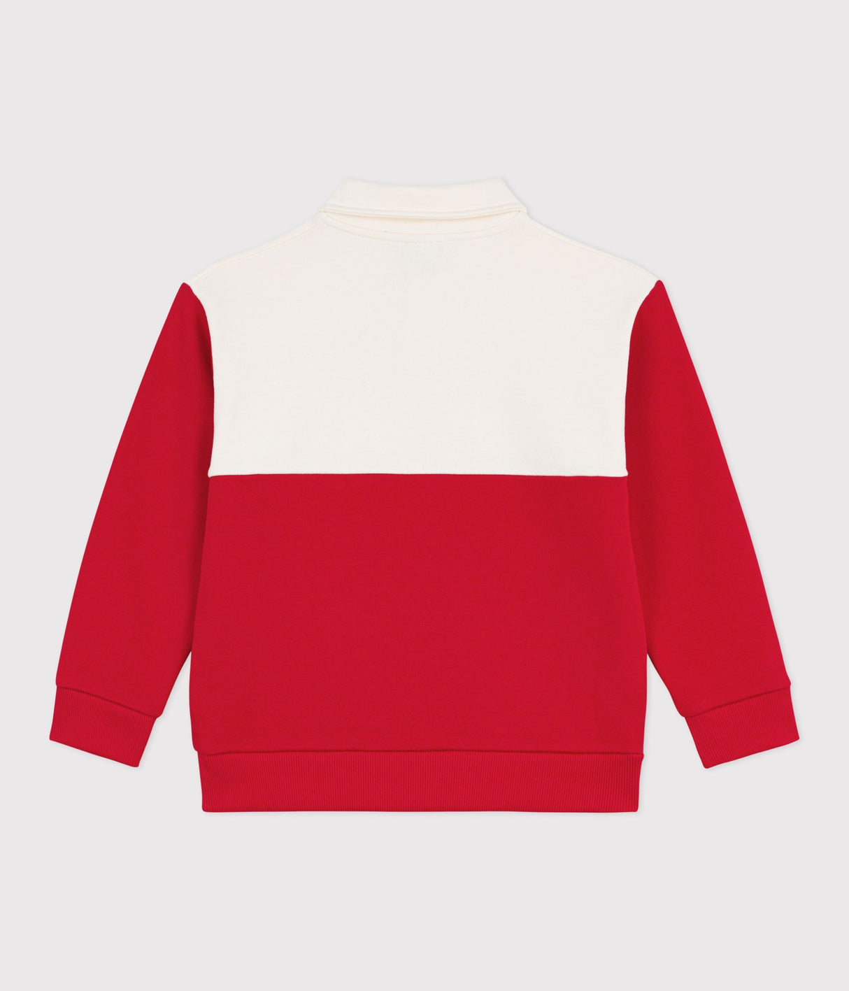 CHILDREN'S POLO-STYLE COTTON SWEATSHIRT
