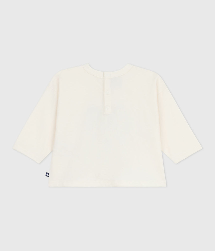 BABIES LONG-SLEEVED T-SHIRT WITH A CAT DESIGN