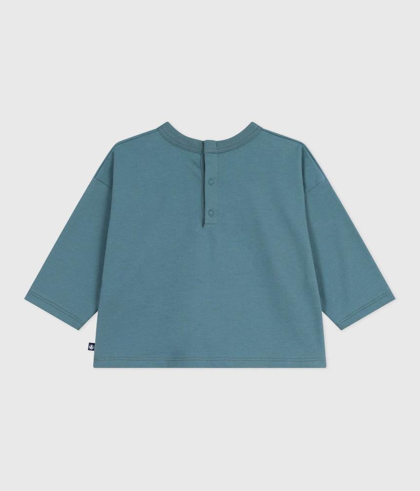 LONG-SLEEVED COTTON BABY T-SHIRT.