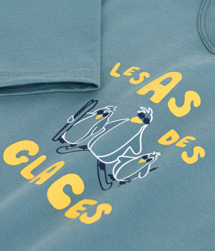 LONG-SLEEVED COTTON BABY T-SHIRT.