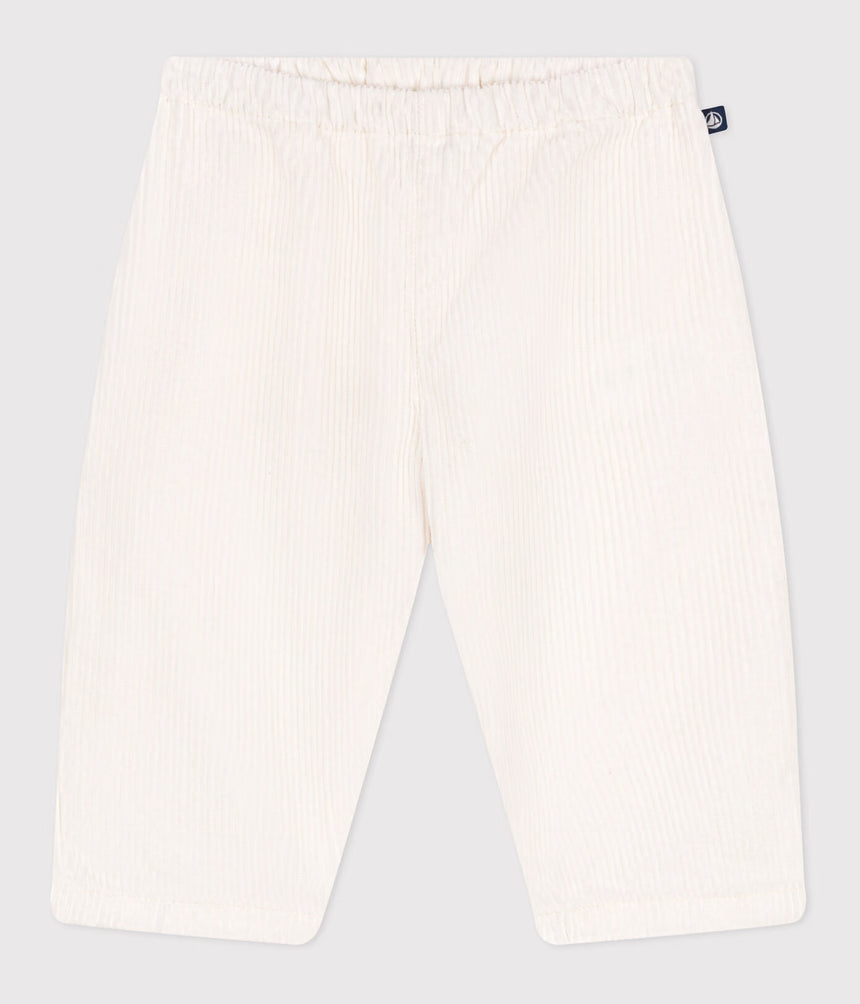 BABIES' PLAIN CORDUROY TROUSERS