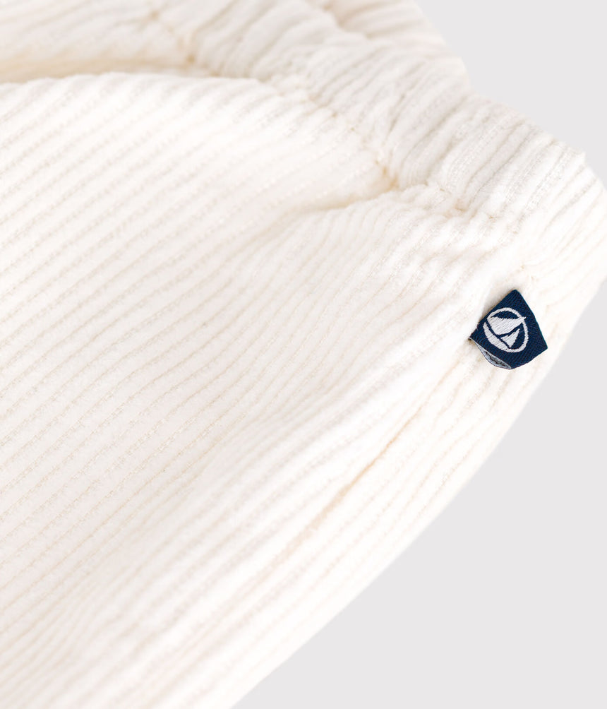 BABIES' PLAIN CORDUROY TROUSERS