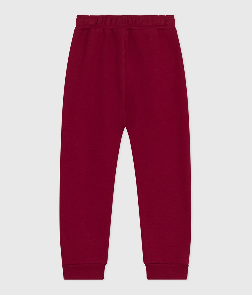 CHILDREN'S PLAIN COTTON JOGGING BOTTOMS