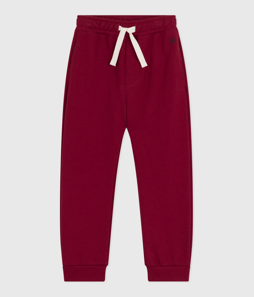 CHILDREN'S PLAIN COTTON JOGGING BOTTOMS