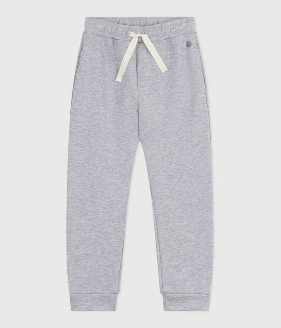 CHILDRENS PLAIN COTTON JOGGING BOTTOMS