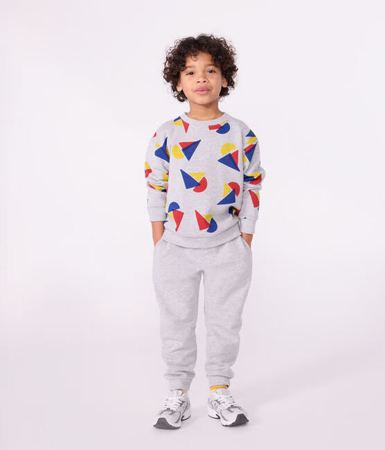 CHILDRENS PLAIN COTTON JOGGING BOTTOMS