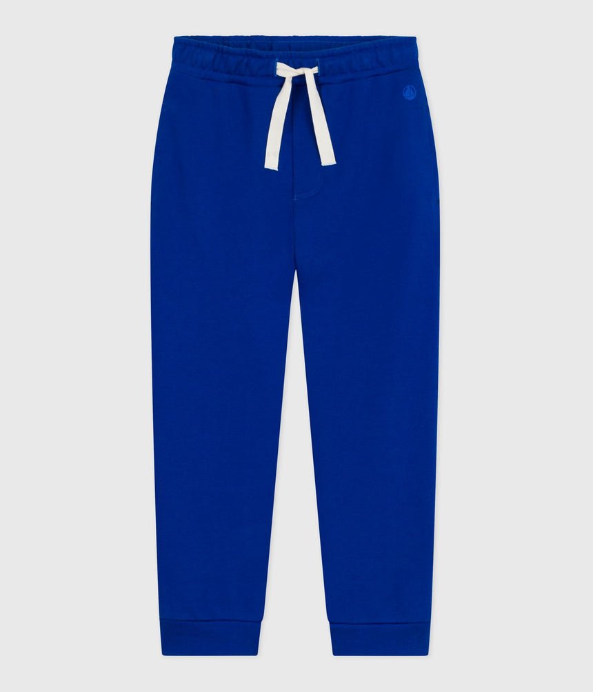 CHILDREN'S PLAIN COTTON JOGGING BOTTOMS